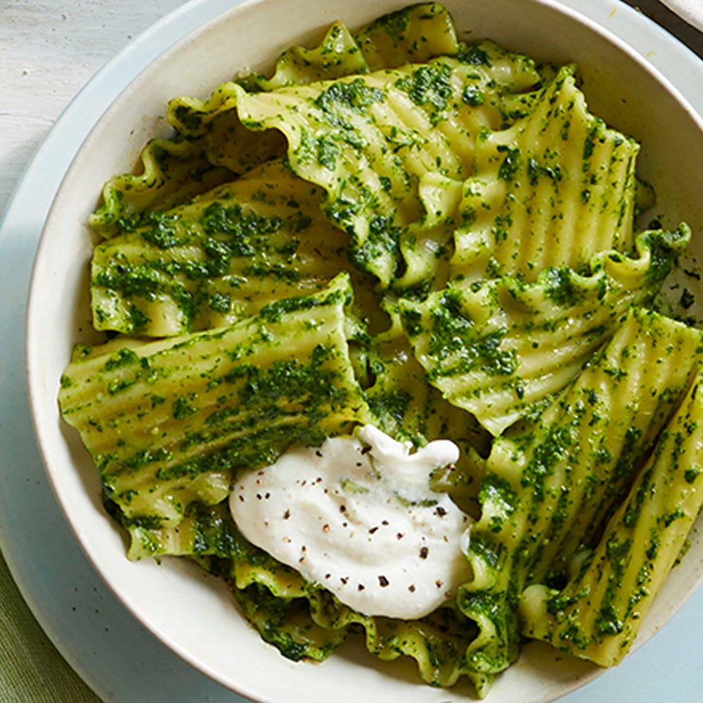 Mint and Walnut Pesto Lasagna Noodles Recipe - How to Make Mint and ...