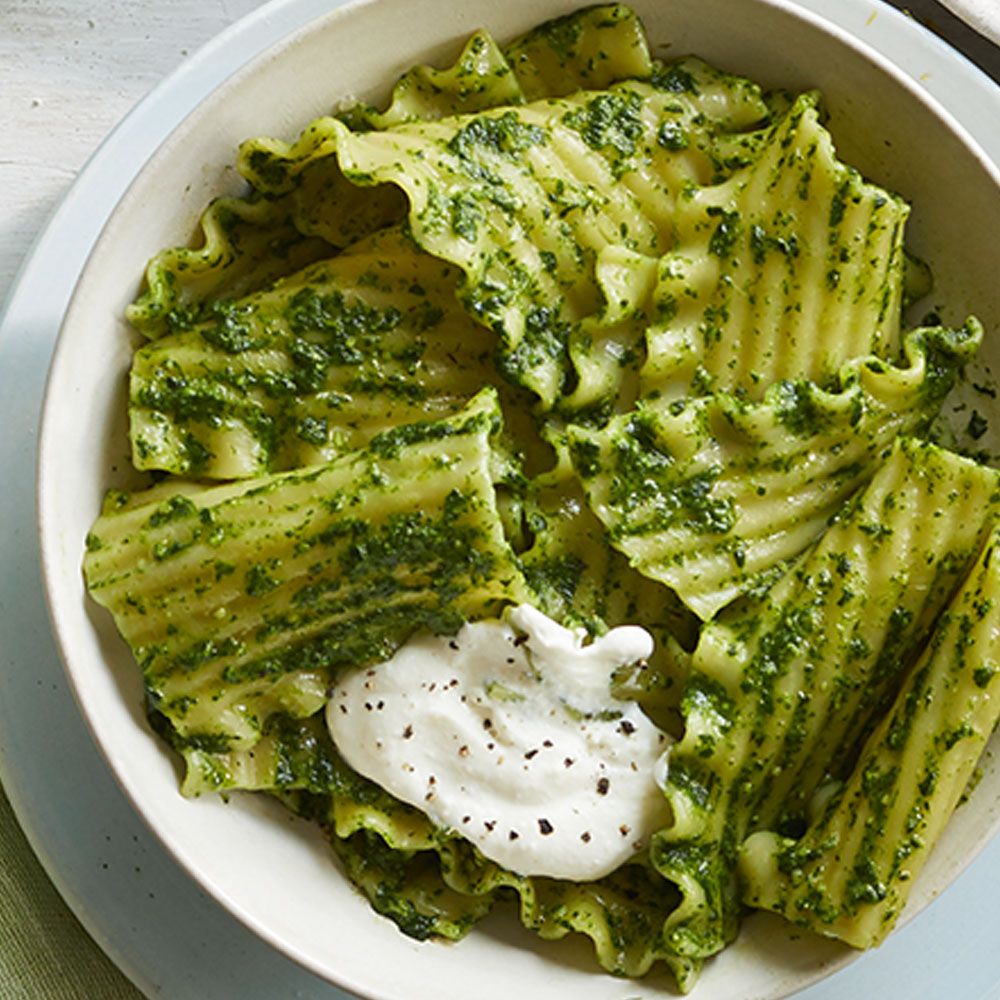 Mint and Walnut Pesto Lasagna Noodles Recipe - How to Make Mint and ...