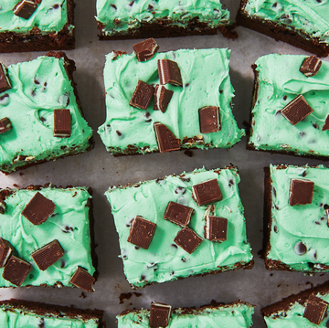 mint chocolate chip brownies