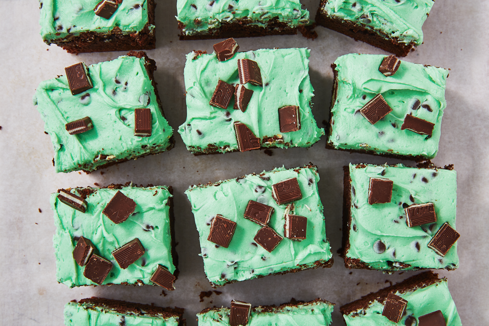 preview for If You Love Andes Chocolates, These Mint Chip Brownies Are for you.