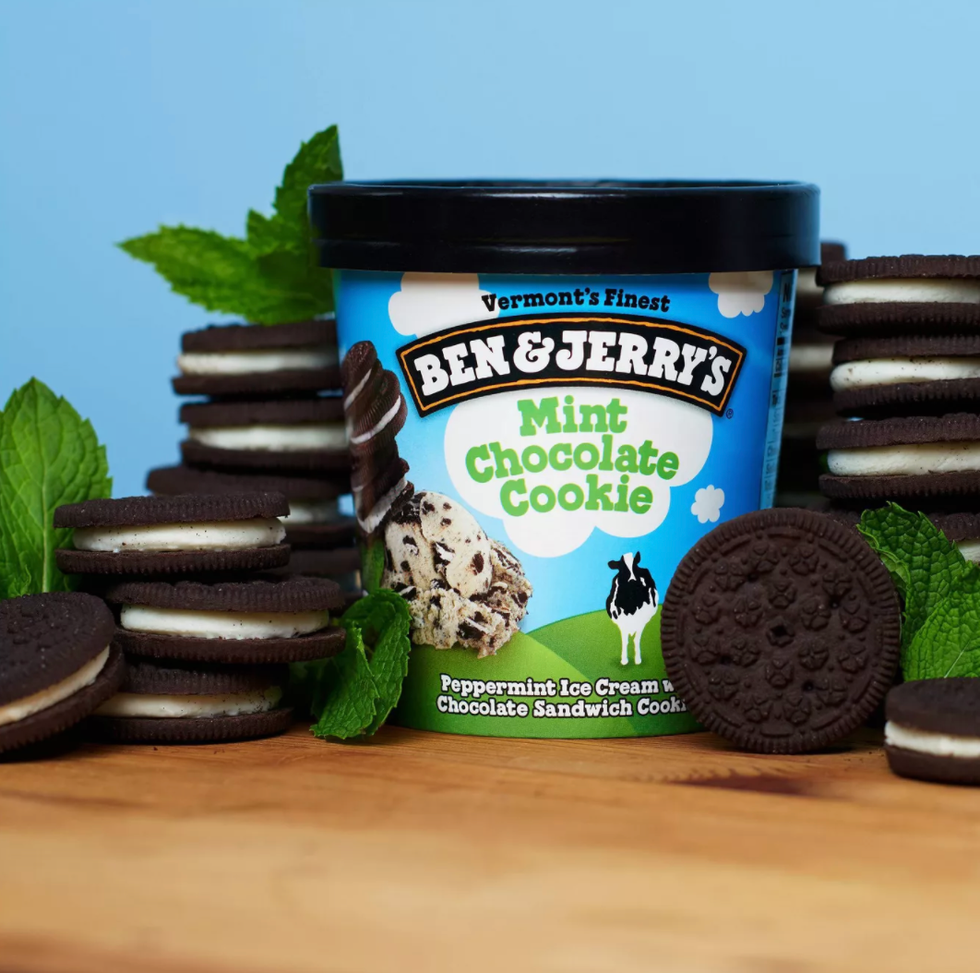 mint chocolate cookie