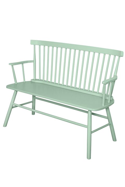 mint green shaker bench