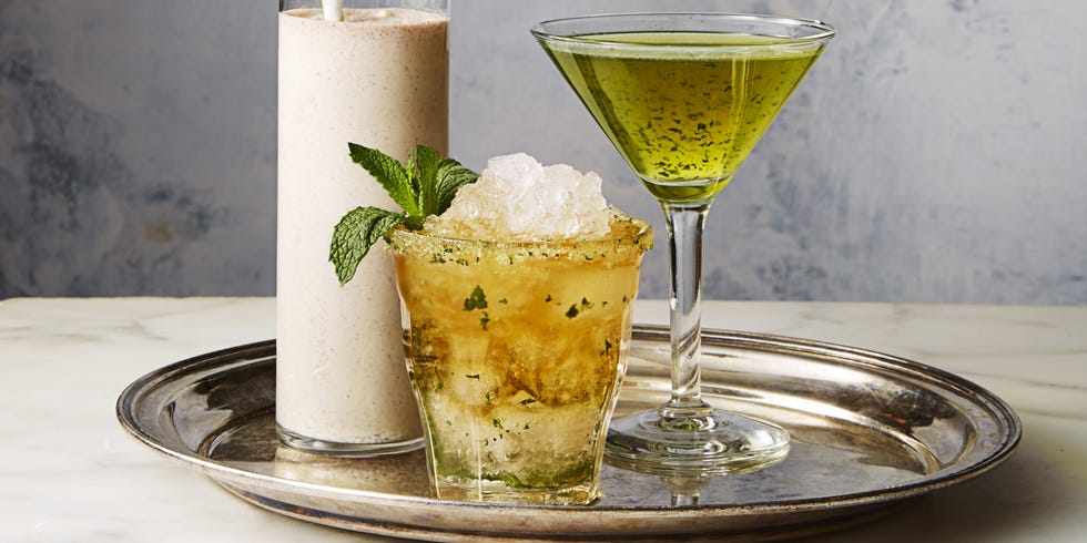 mint vodka martini   christmas martinis