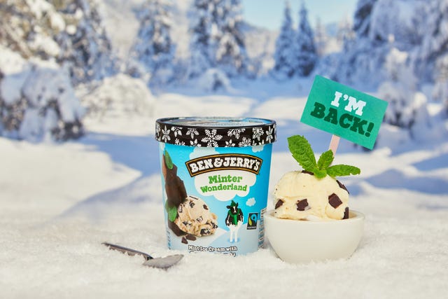 ben and jerry's minter wonderland ice cream