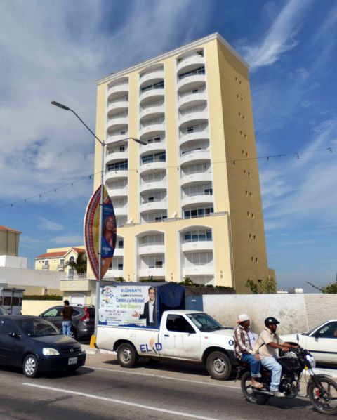 miramar condominium in mazatlan state of sinaloa mexico on february 22 2014 where mexican drug trafficker joaquin guzman loera aka el chapo guzman was arrested by mexican marines