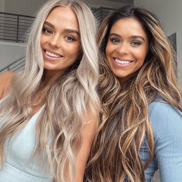 Taylor frankie paul and miranda feud explained two individuals posed close together showcasing their hairstyles