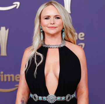 Miranda Lambert attend the 59th Academy of Country Music Awards at Omni Frisco Hotel at The Star on May 16, 2024 in Frisco, Texas. miranda lambert poses in black dress at country music awards