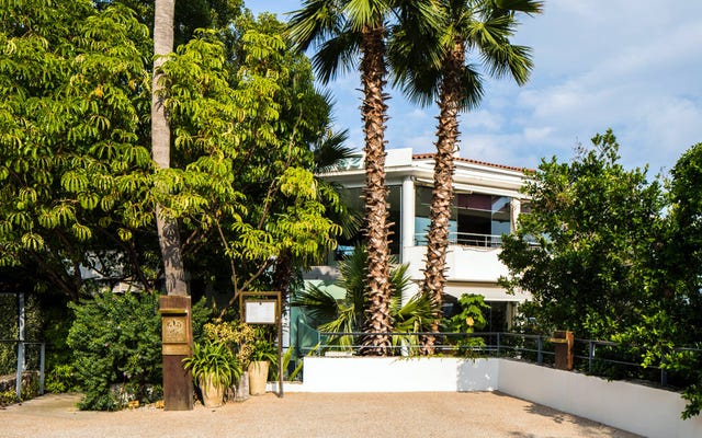 Property, Tree, Vegetation, Building, Architecture, House, Palm tree, Real estate, Home, Botany, 