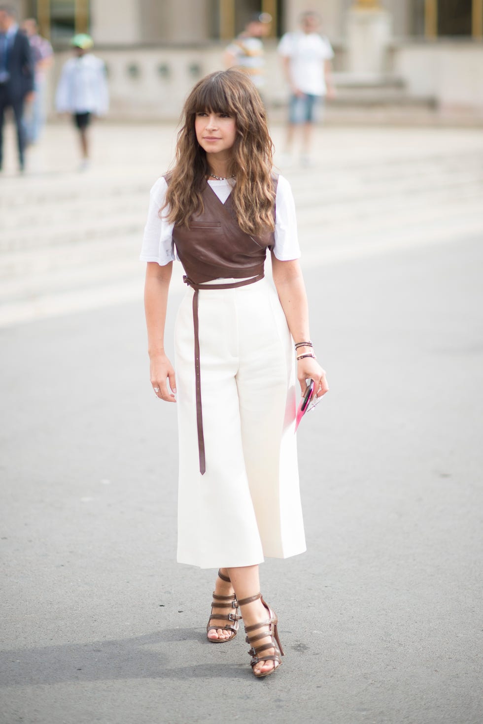 Street Style - Paris Fashion Week : Haute Couture Fall/Winter 2015/2016 : Day Three