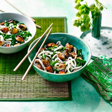 miso aubergine noodles