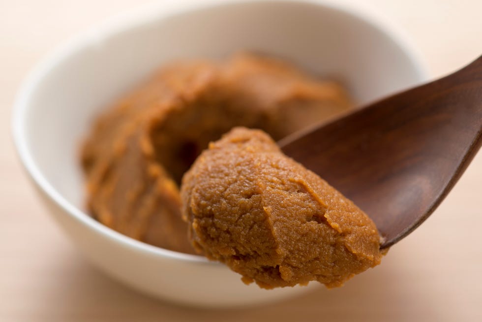 miso is a traditional japanese seasoning produced by soybeans