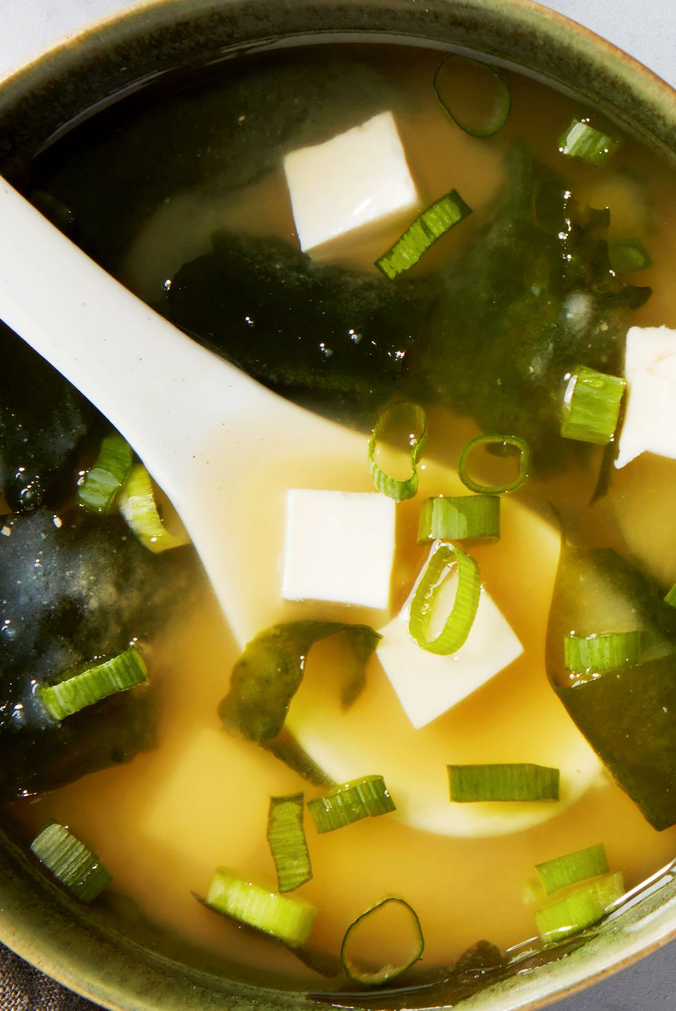 miso soup with tofu