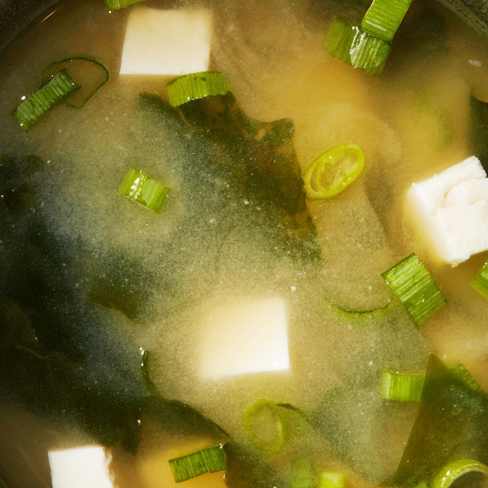 miso soup with tofu