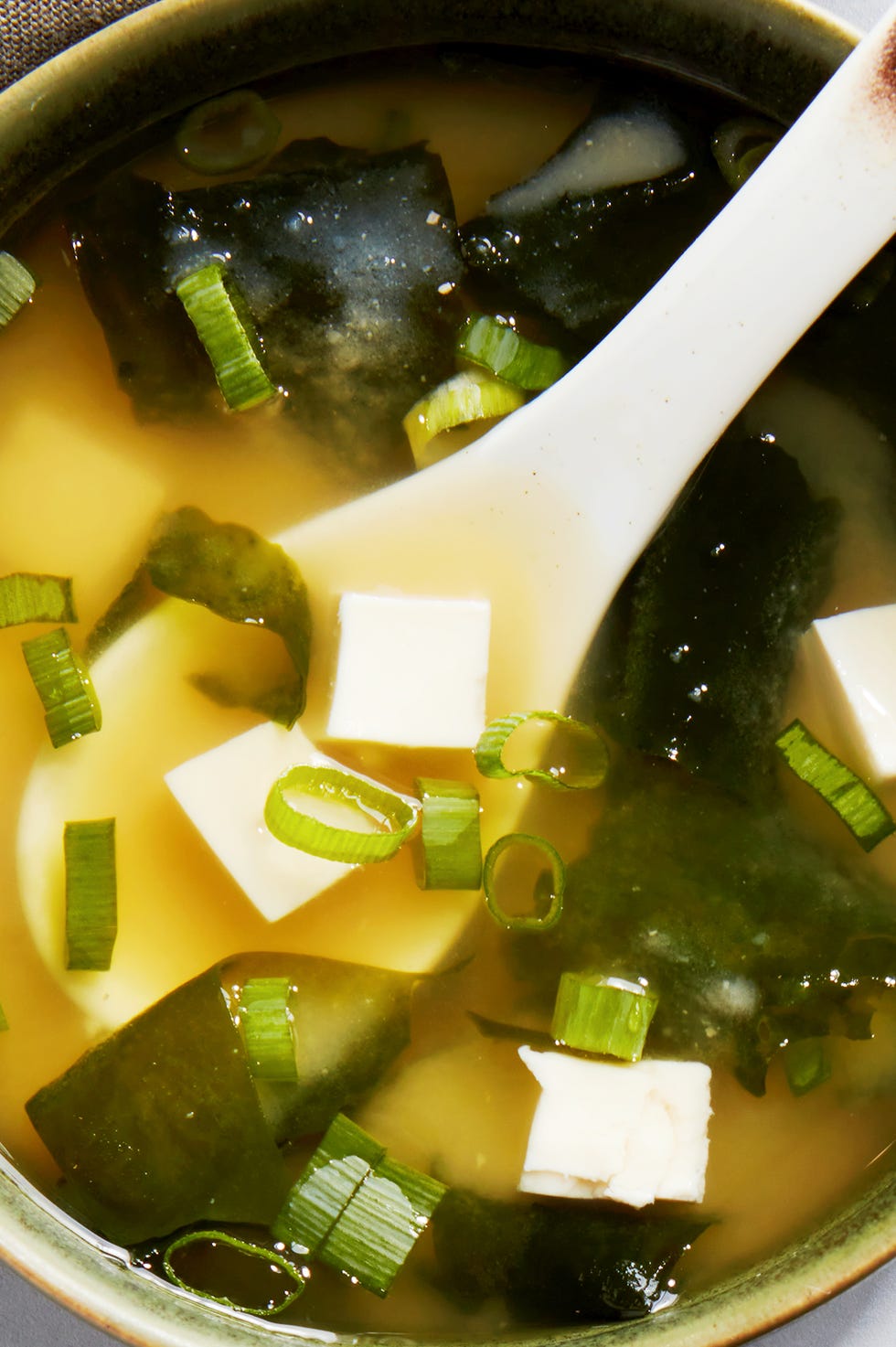 Miso Soup miso soup with tofu
