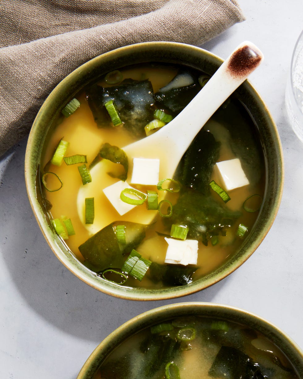 miso soup with tofu