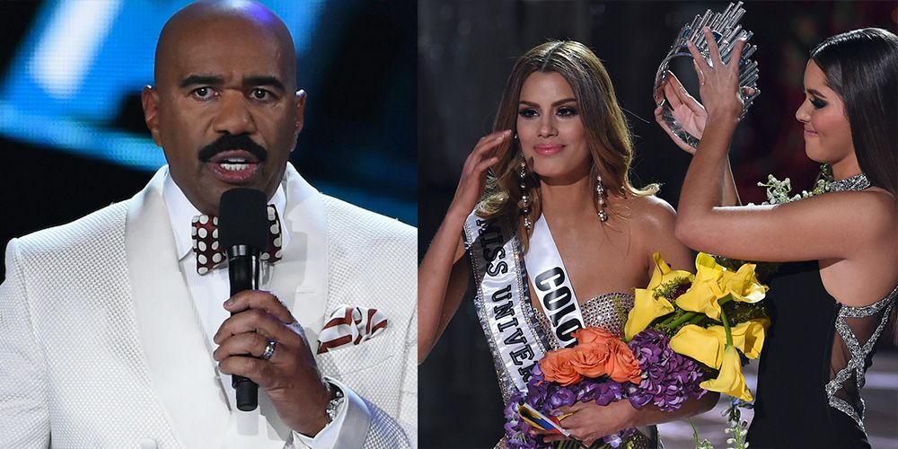 Oh No Steve Harvey Crowns Wrong Woman Miss Universe Ph
