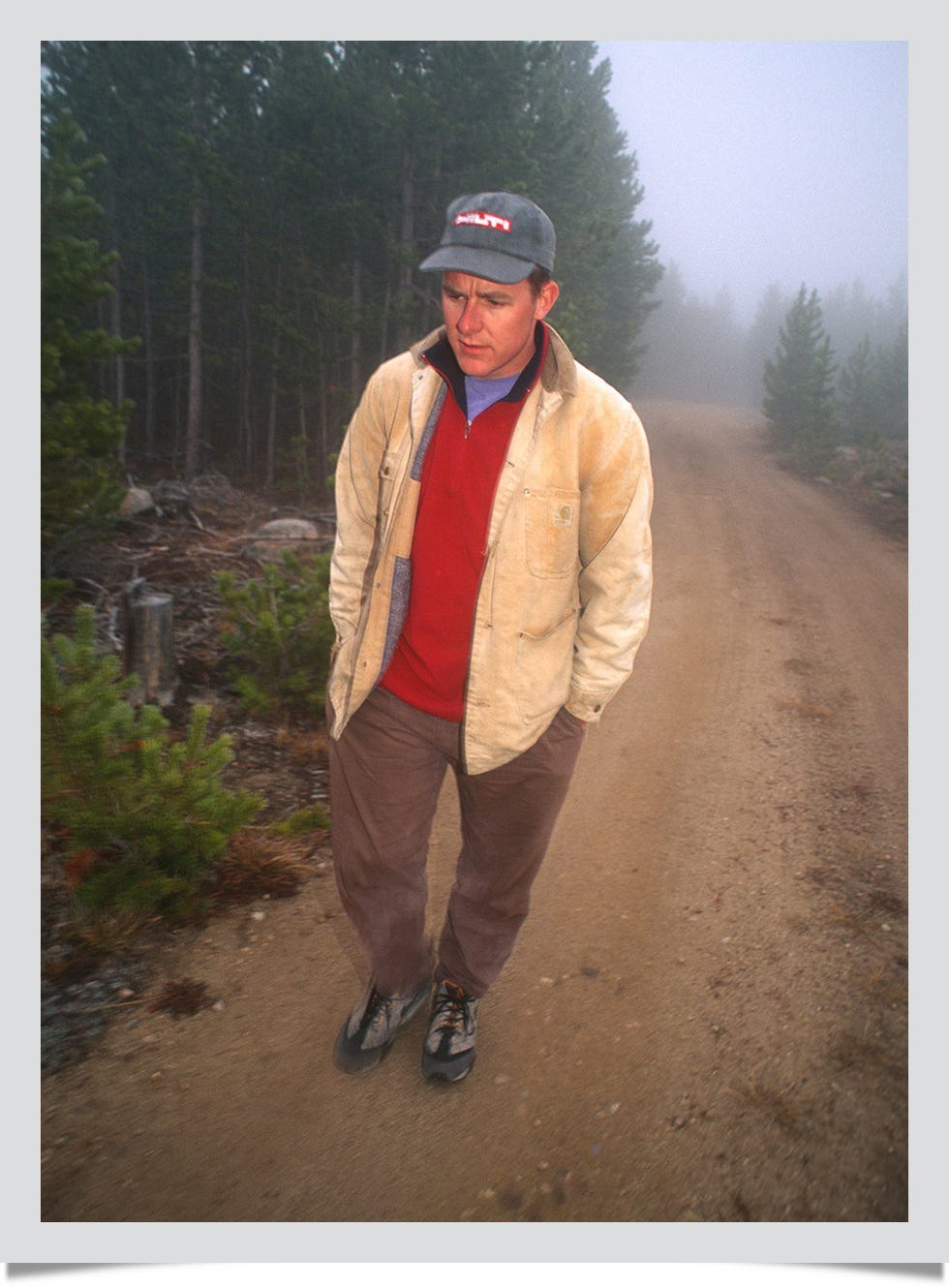 Photograph, Snapshot, Standing, Tree, Photography, Headgear, Outerwear, Walking, Recreation, Cap, 