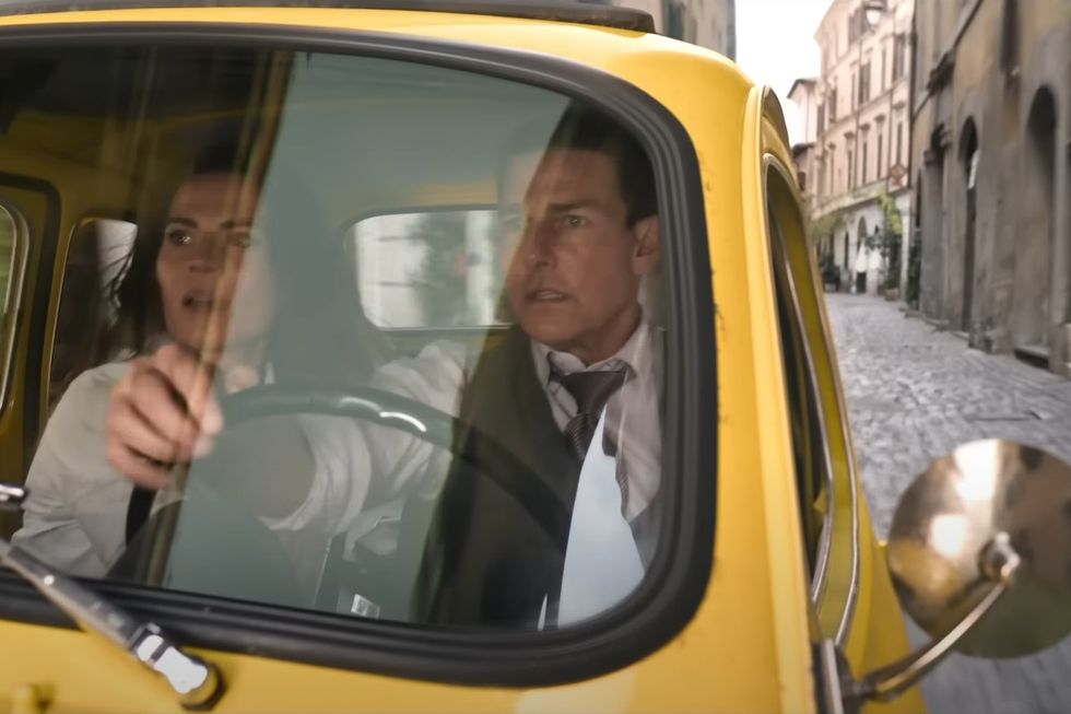 Tom Cruise Drives An Electric Fiat In New Mission Impossible Film