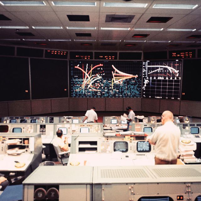 NASA Mission Operations Control Room of Manned Spacecraft Center