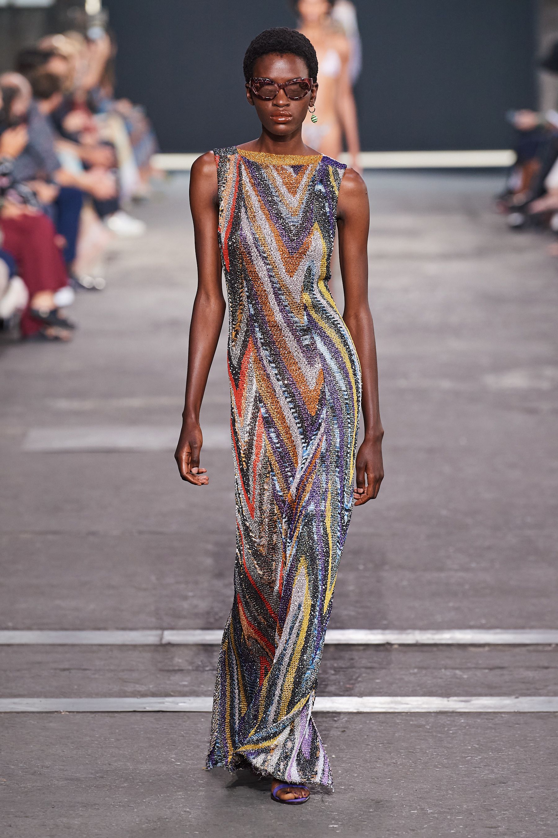 新品未使用 ミッソーニ Missoni 春夏ストール/お値下げいたしました MISSONI ミッソーニ ストール 未使用品 3914 マルチカラー