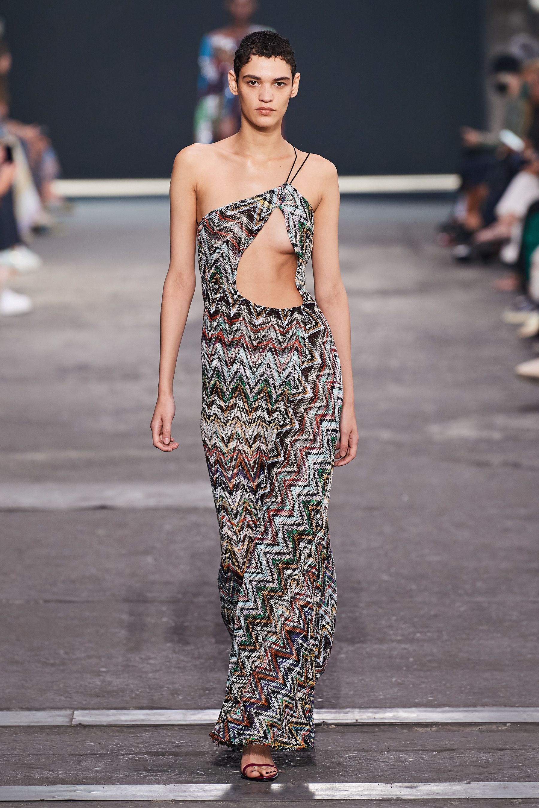 M missoni エムミッソーニ　オールインワン M MISSONI #snc エムミッソーニ ワンピース 40 マルチ 総柄