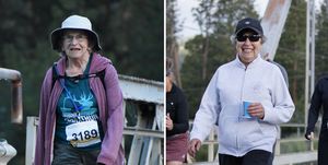 90 year olds myrtle miller and dollie kelly both completed the missoula half marathon