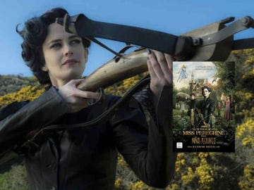 miss peregrine imagen peli y portada libro