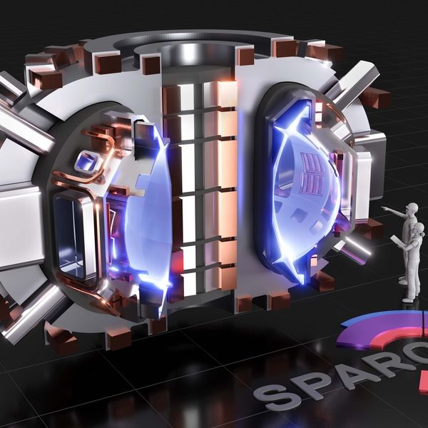 rendering of sparc, a compact, high field, tokamak, currently under design by a team from the massachusetts institute of technology and commonwealth fusion systems its mission is to create and confine a plasma that produces net fusion energy