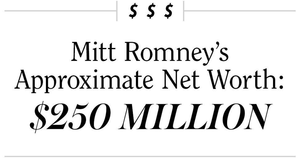 Mitt Romney Net Worth - Could Mitt Romney Become the Richest Senator?