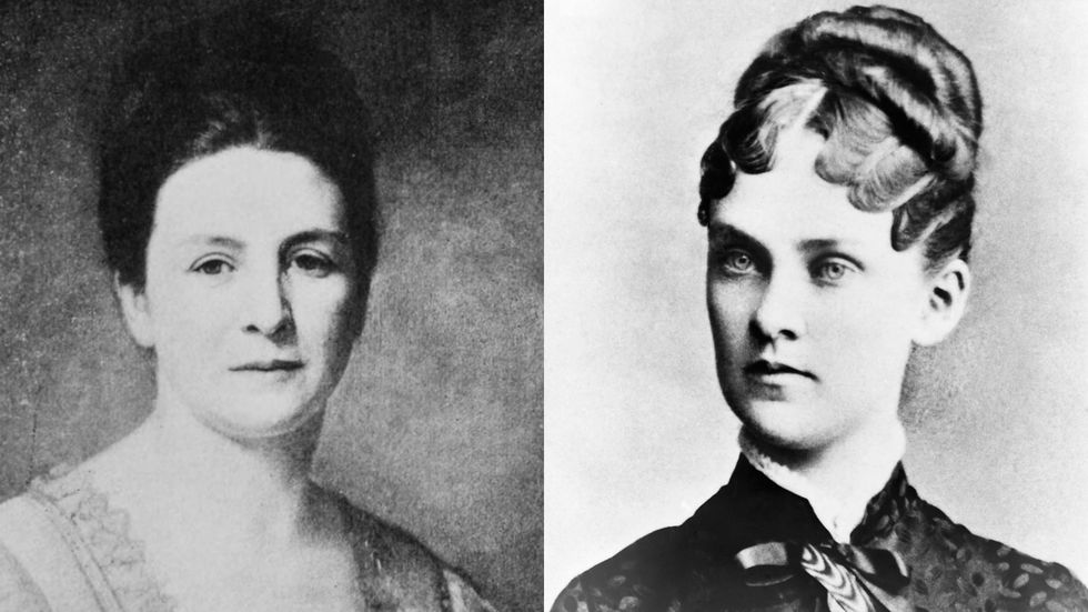 Martha "Mittie" Roosevelt and Alice Hathaway Lee Roosevelt