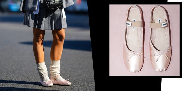 ledelse Blueprint rig Ballet Pumps Are Back In Fashion And Miu Miu's Cult Styles Are Leading The  Way