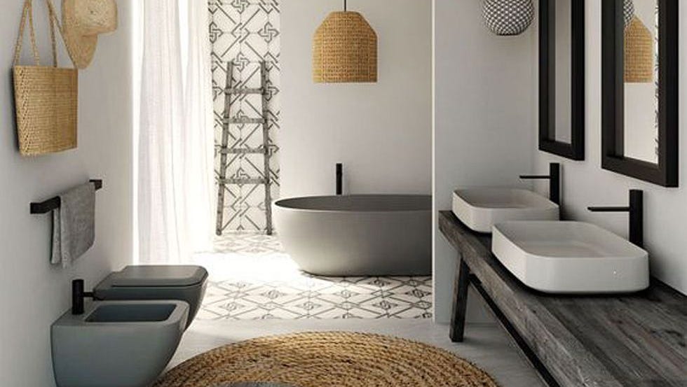 35 baños modernos y bonitos encontrados en Pinterest