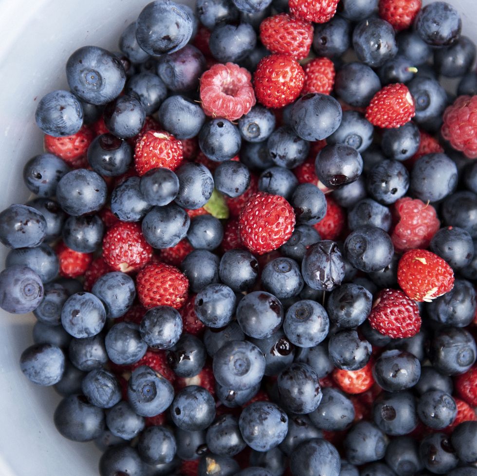 mixed bowl of berries