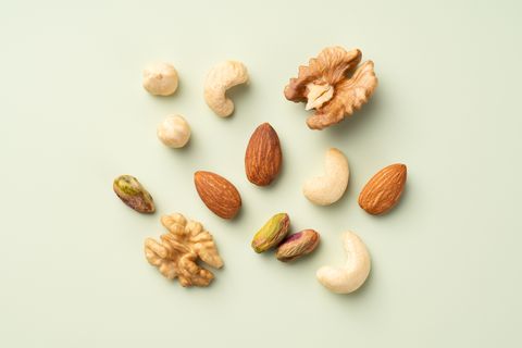 mixed nuts assortment arrangement