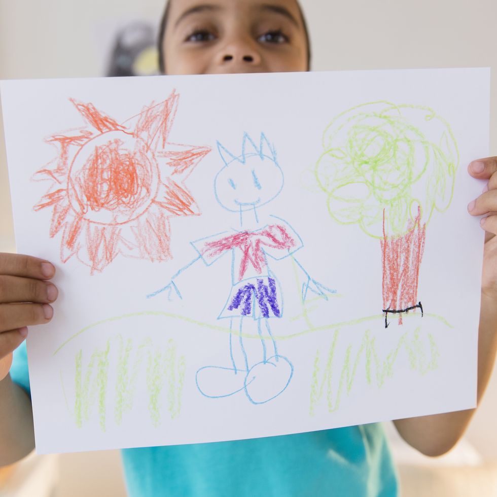 mother's day games portrait drawing