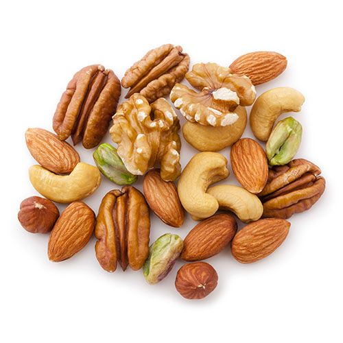 cashews almonds pecans walnuts and pistachios