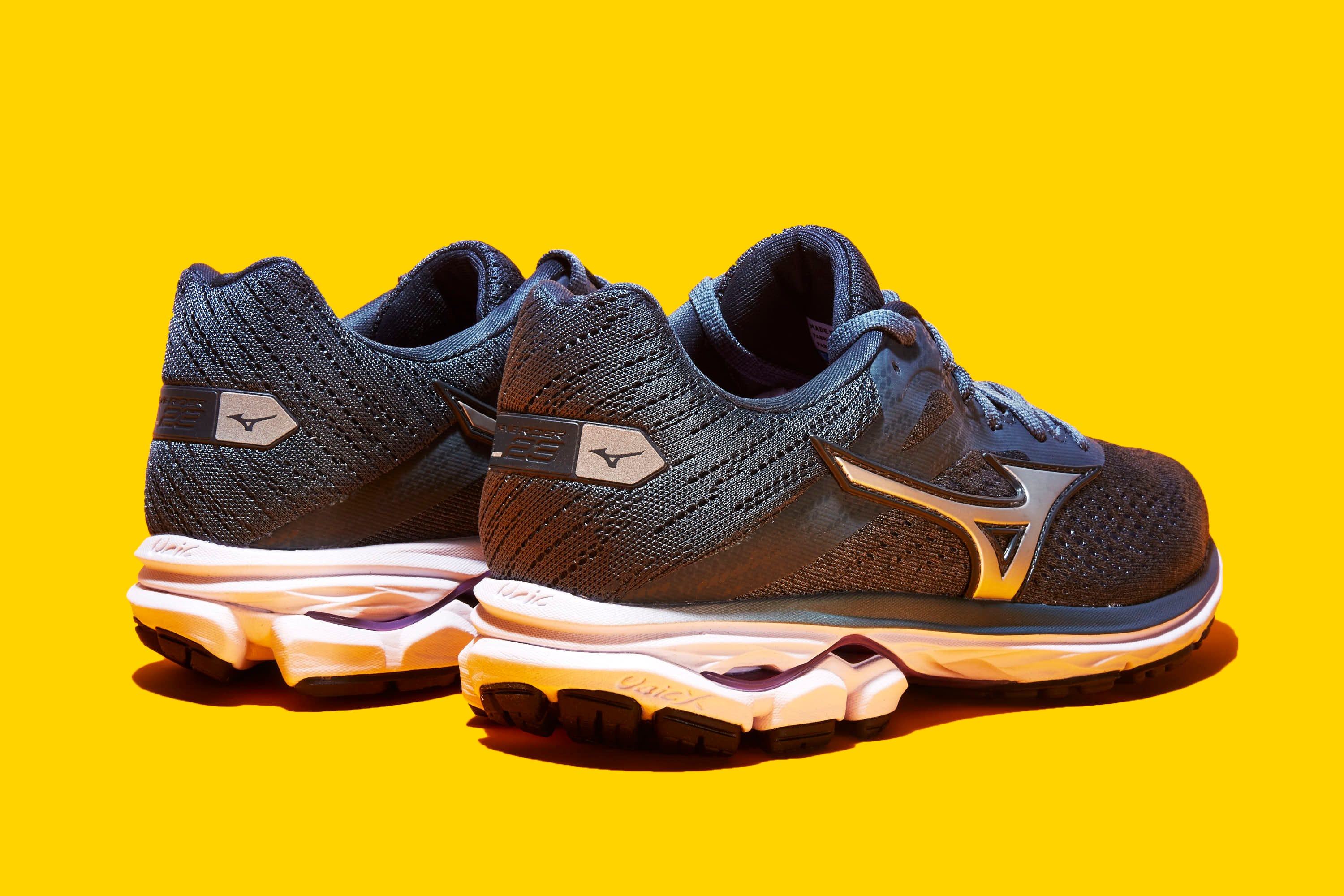 Shoe, Footwear, Running shoe, Outdoor shoe, White, Walking shoe, Yellow, Cross training shoe, Tennis shoe, Basketball shoe, 