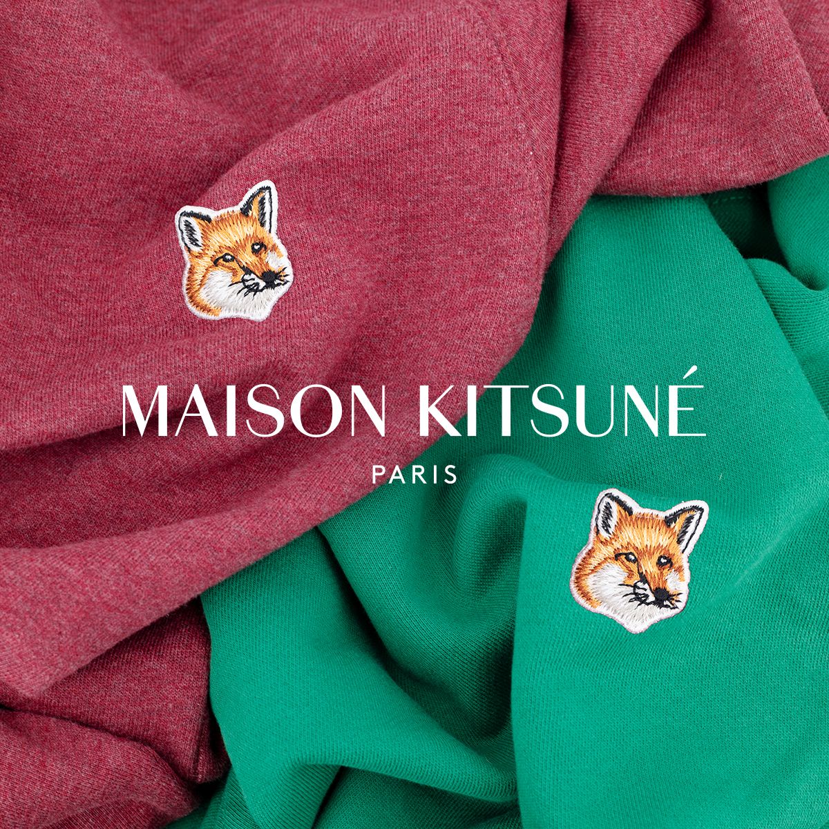 【値下げ】メゾンキツネ MAISON KITSUNE ロゴブルゾン MA-1 値下げ】メゾンキツネ MAISON KITSUNE ロゴブルゾン MA-1
