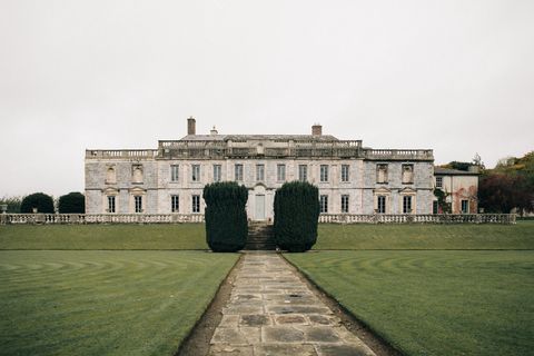 Estate, Mansion, Building, Palace, Grass, Lawn, Château, Architecture, House, Castle, 