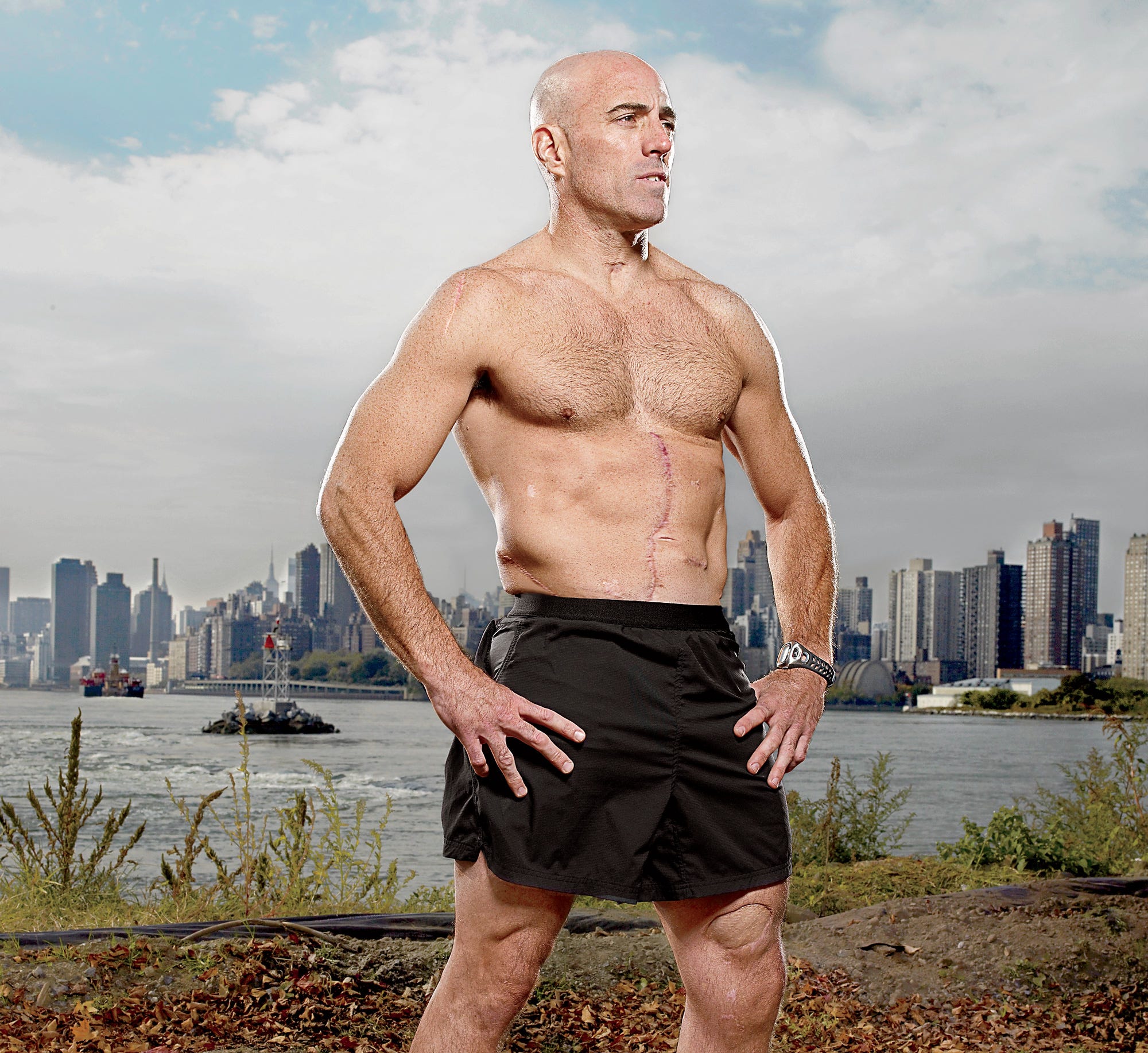 Barechested, Muscle, Bodybuilding, Physical fitness, board short, Model, Chest, Shorts, Photography, Facial hair, 