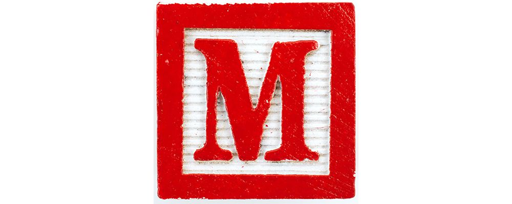 Letter M