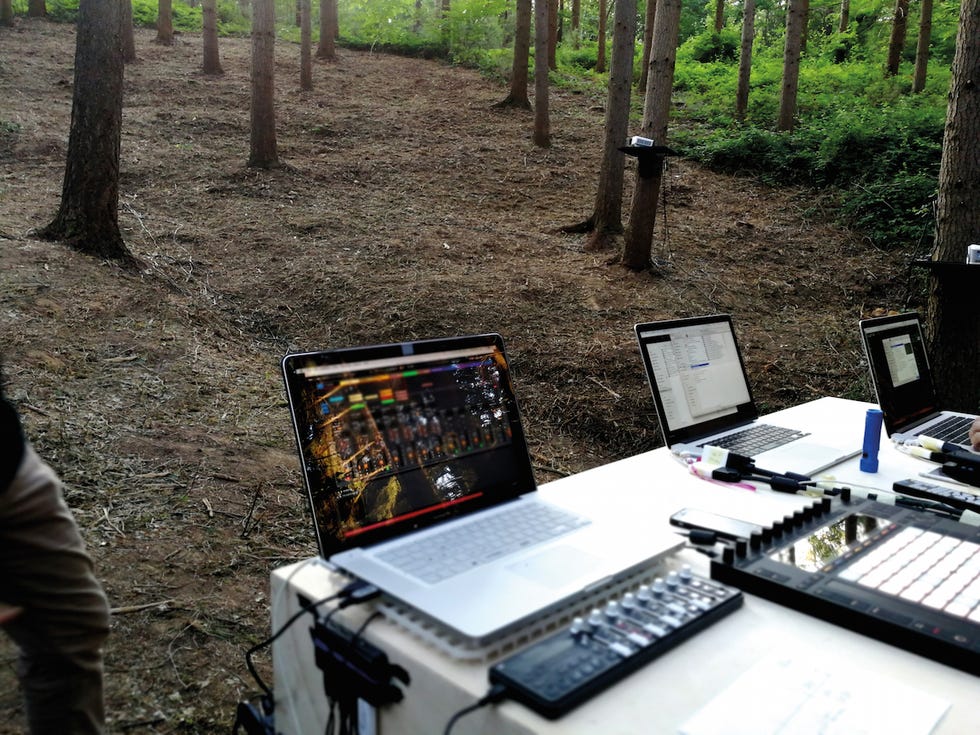 Tecnologia italiana nel bosco