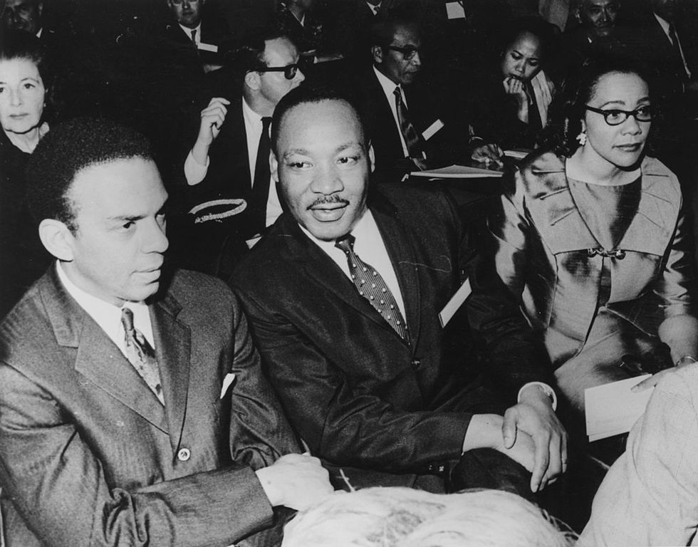 31st may 1967  american civil rights leader dr martin luther king 1929    1968 at the peace on earth convocation in geneva  photo by central pressgetty images