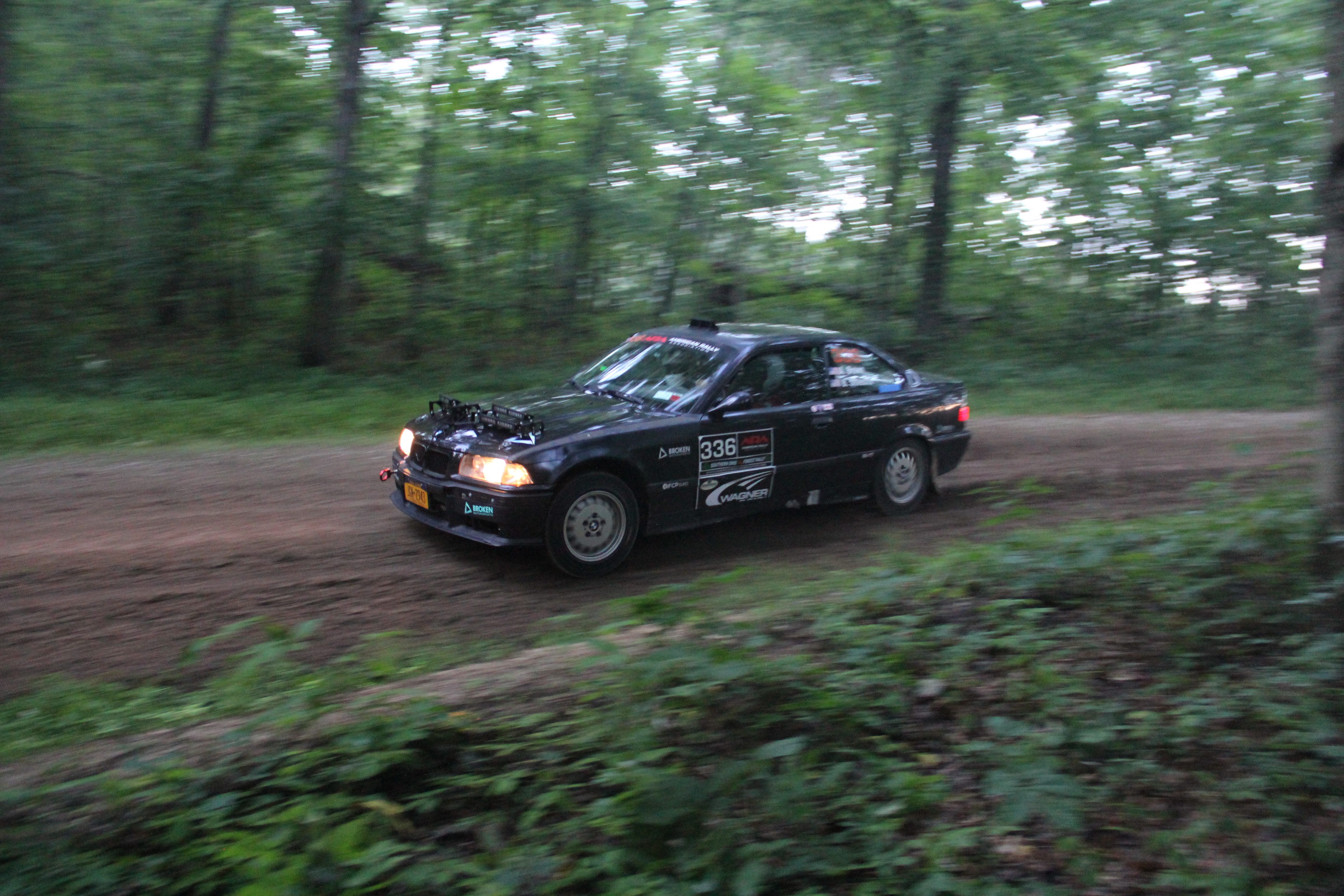 My First Night Stage Rally Ended With Vomit - BMW M3 Rally