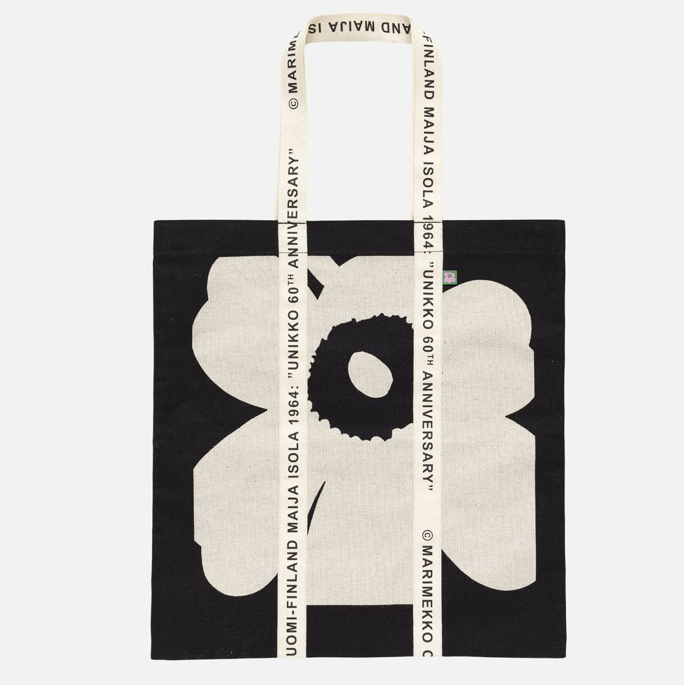 a white and black bag