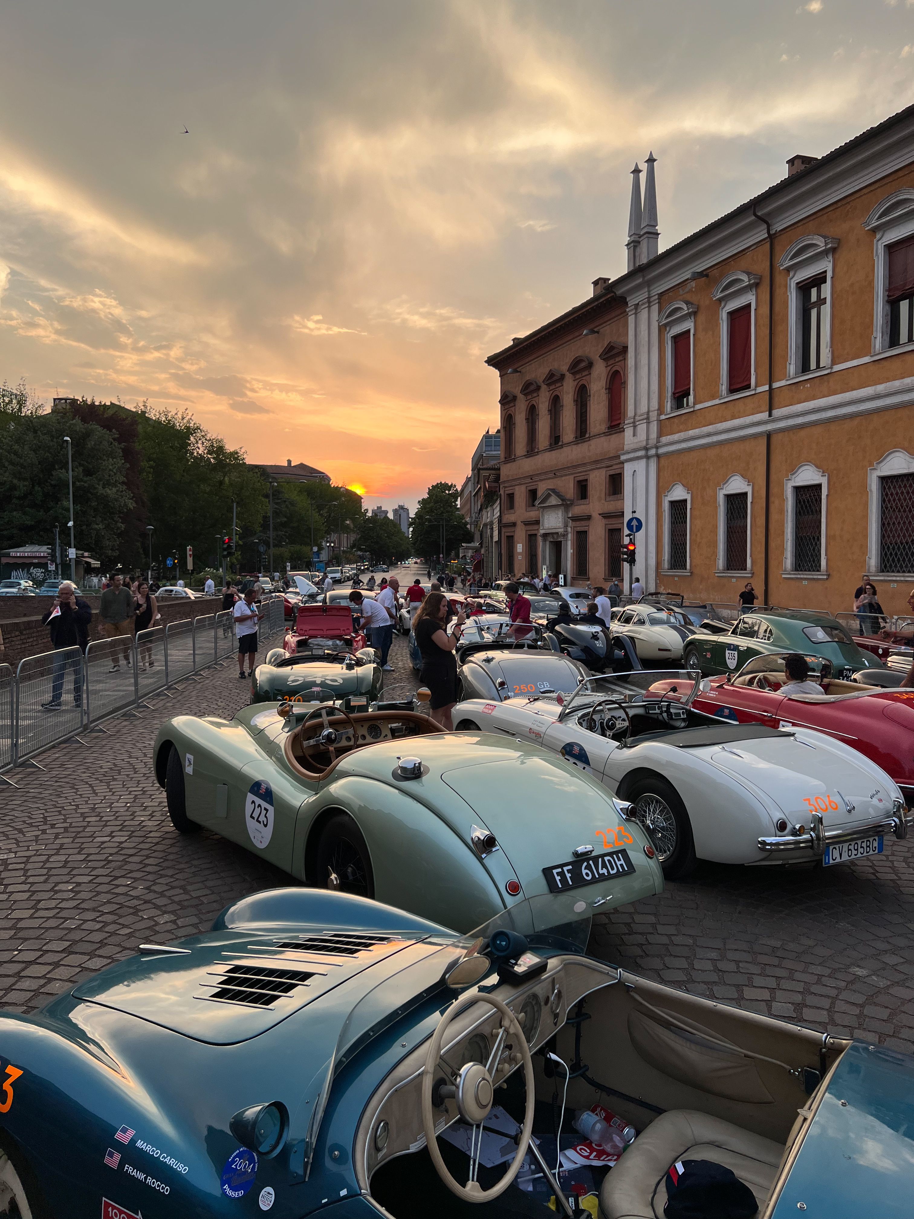 Driving the Mille Miglia in a Mercedes-Benz 300SL Gullwing