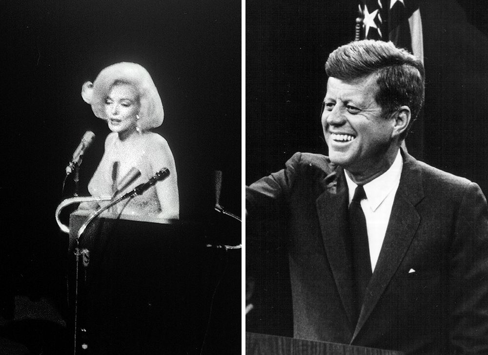 Image of Marilyn Monroe singing Happy Birthday to JFK was a failure | Daily  Mail Online