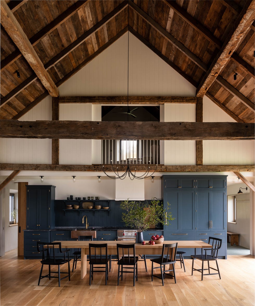 a room with tables and chairs