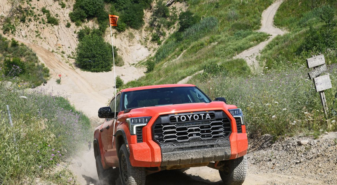 toyota tundra at holly orv park in michigan