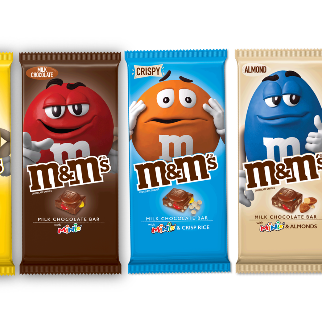 M&M's New Chocolate Bars Are A Candy Lover's DREAM - New M&Ms